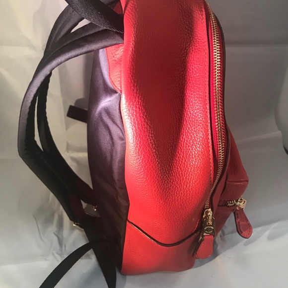Coach Refined Pebbled Leather Backpack - Picture 4 of 8